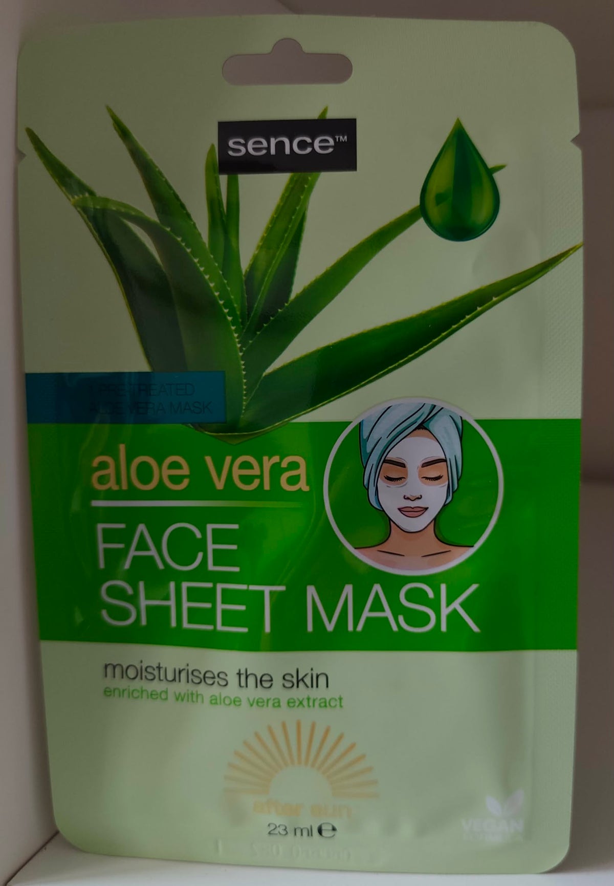 Masque Tissu Visage Hydratant à l'Aloé Véra - Sence